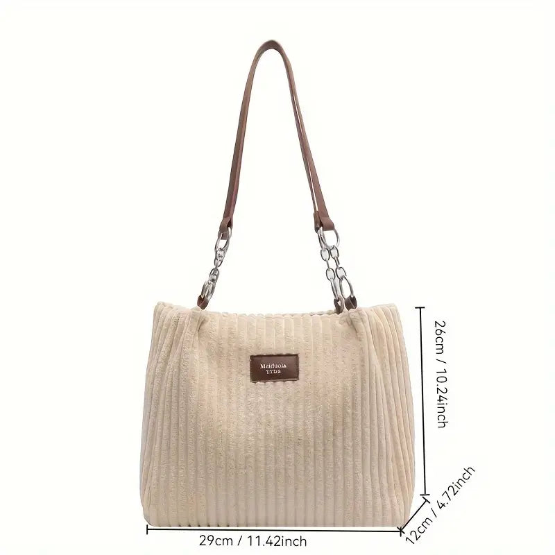Bag in velvet cotton