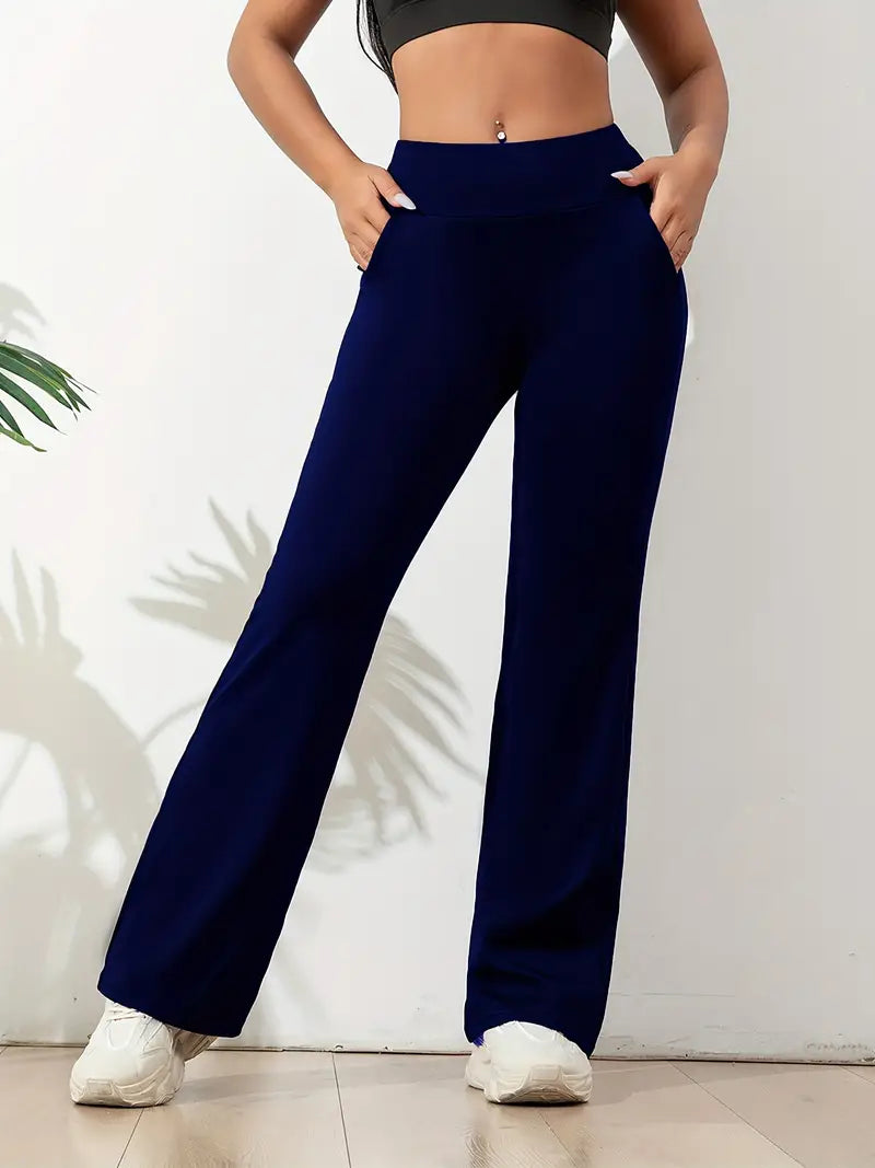 Adalia Yoga Pants | Women’s High-Rise Stretchy Yoga Trousers