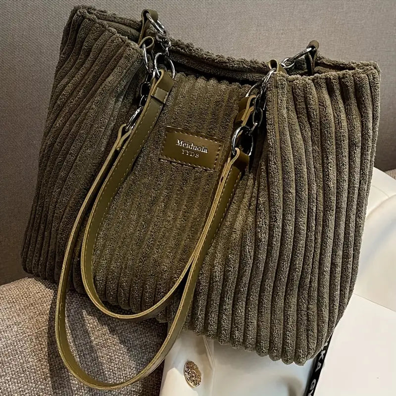 Bag in velvet cotton