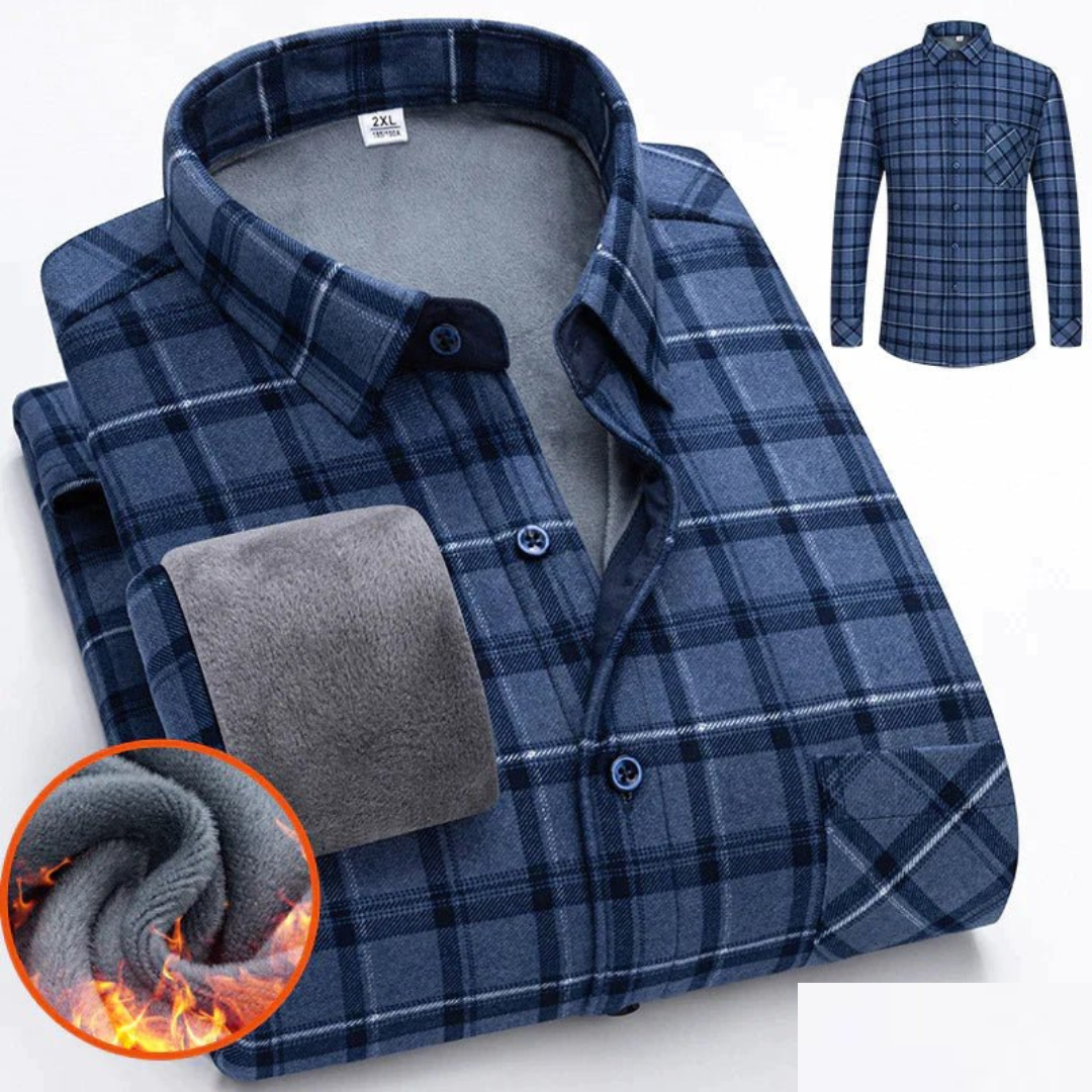Casual warm shirt for men | Button down