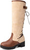 Lace-Up Back Knee-High Fashion Boots for Women
