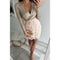 Elia dress with patchwork and fringes