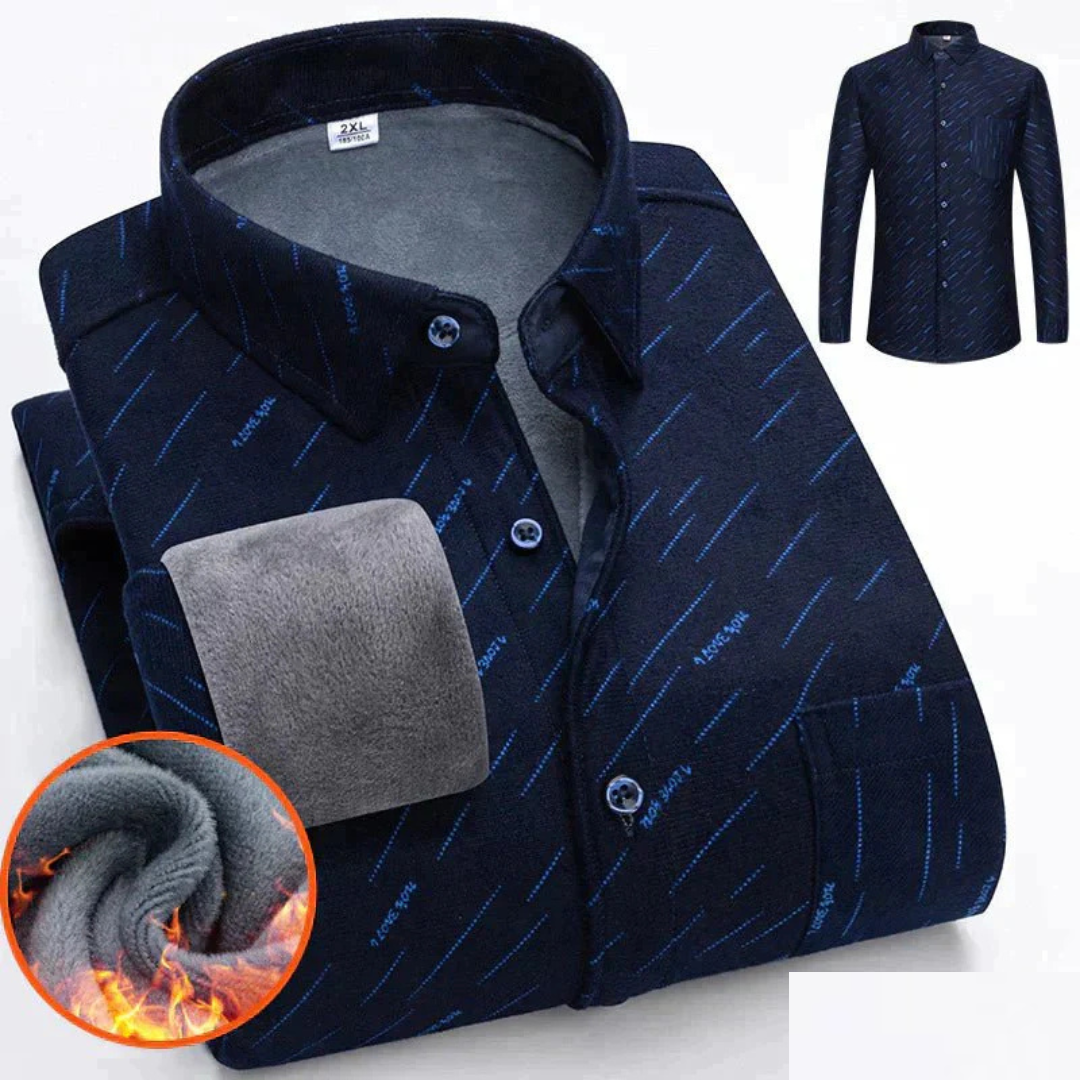 Casual warm shirt for men | Button down