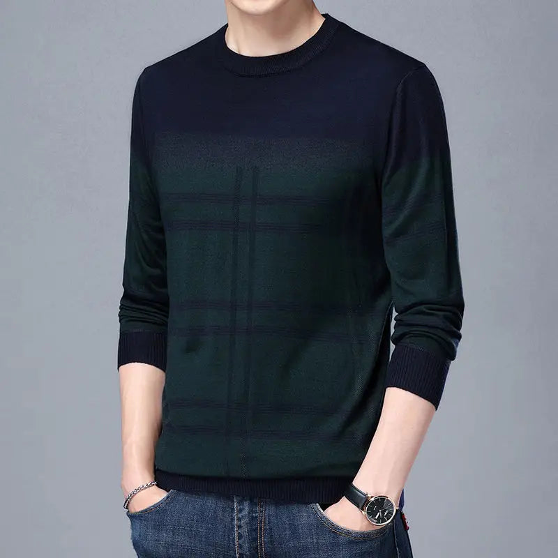 Norin - Fashionable sweater with stripes for men