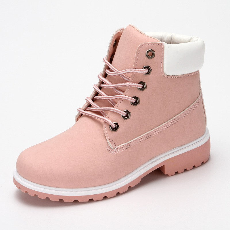 Womens Warm Fur-Lined Waterproof Boots