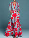 ELIZA | ELEGANT FLOWER PATTERN DRESS