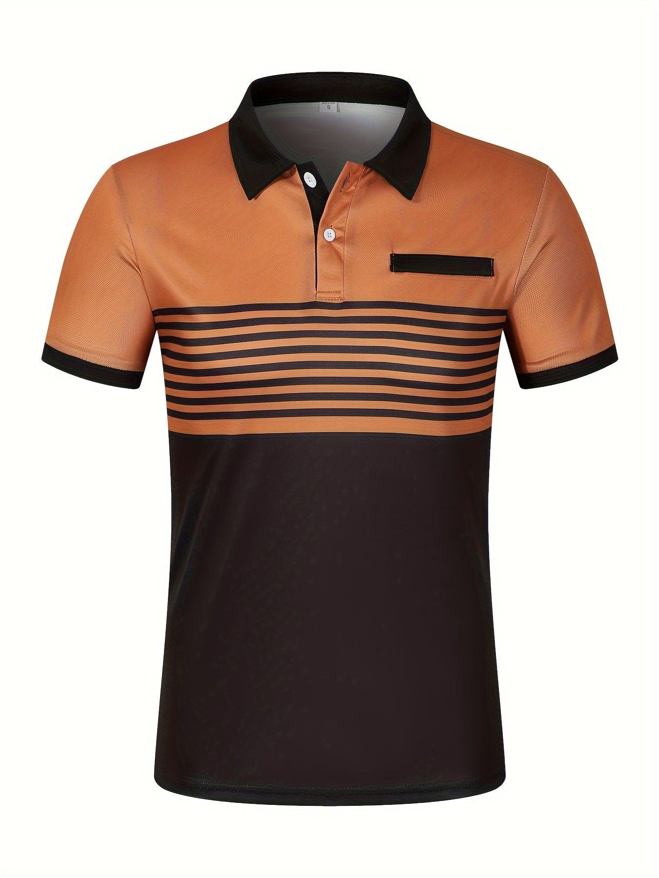 Louis|Men's Striped Summer Polo Shirt