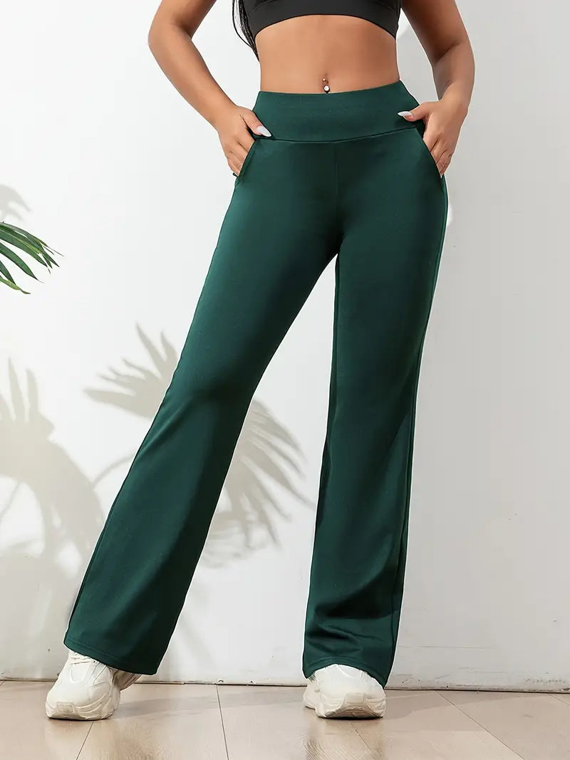 Adalia Yoga Pants | Women’s High-Rise Stretchy Yoga Trousers