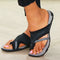 Suede Clip Toe Sandals