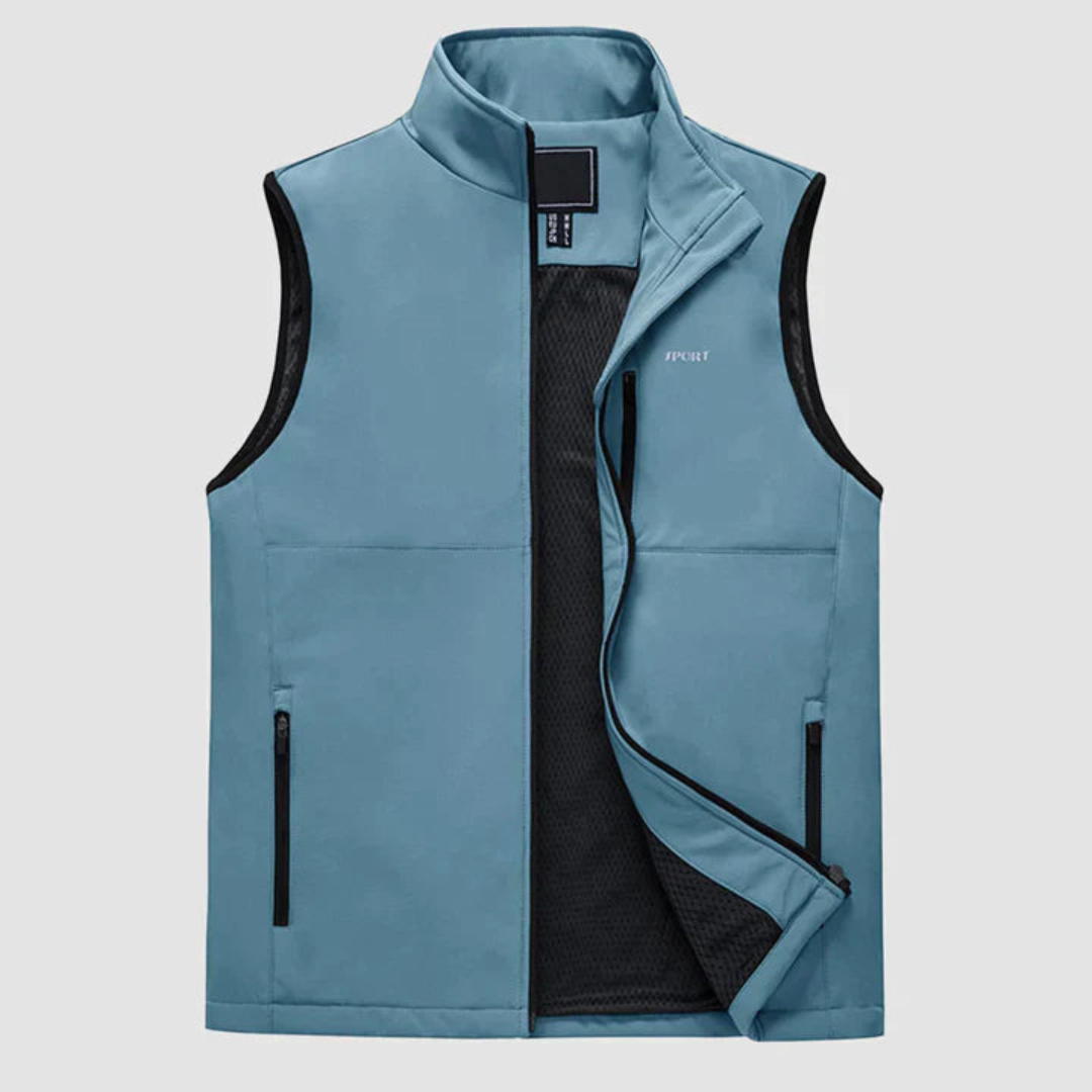 Gabby | Men's zipper vest | Comfortable