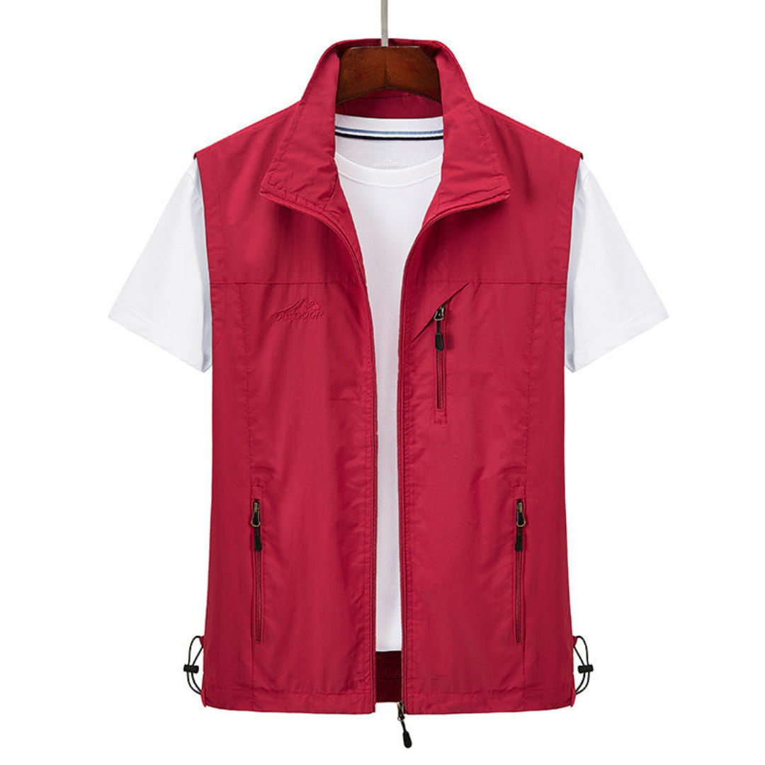 Gabby | Men's zipper vest | Comfortable