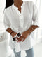 Women's - Linen Shirt - Airy & Comfortable Summer Shirt with Button Placket - Perfect for Warm Weather
