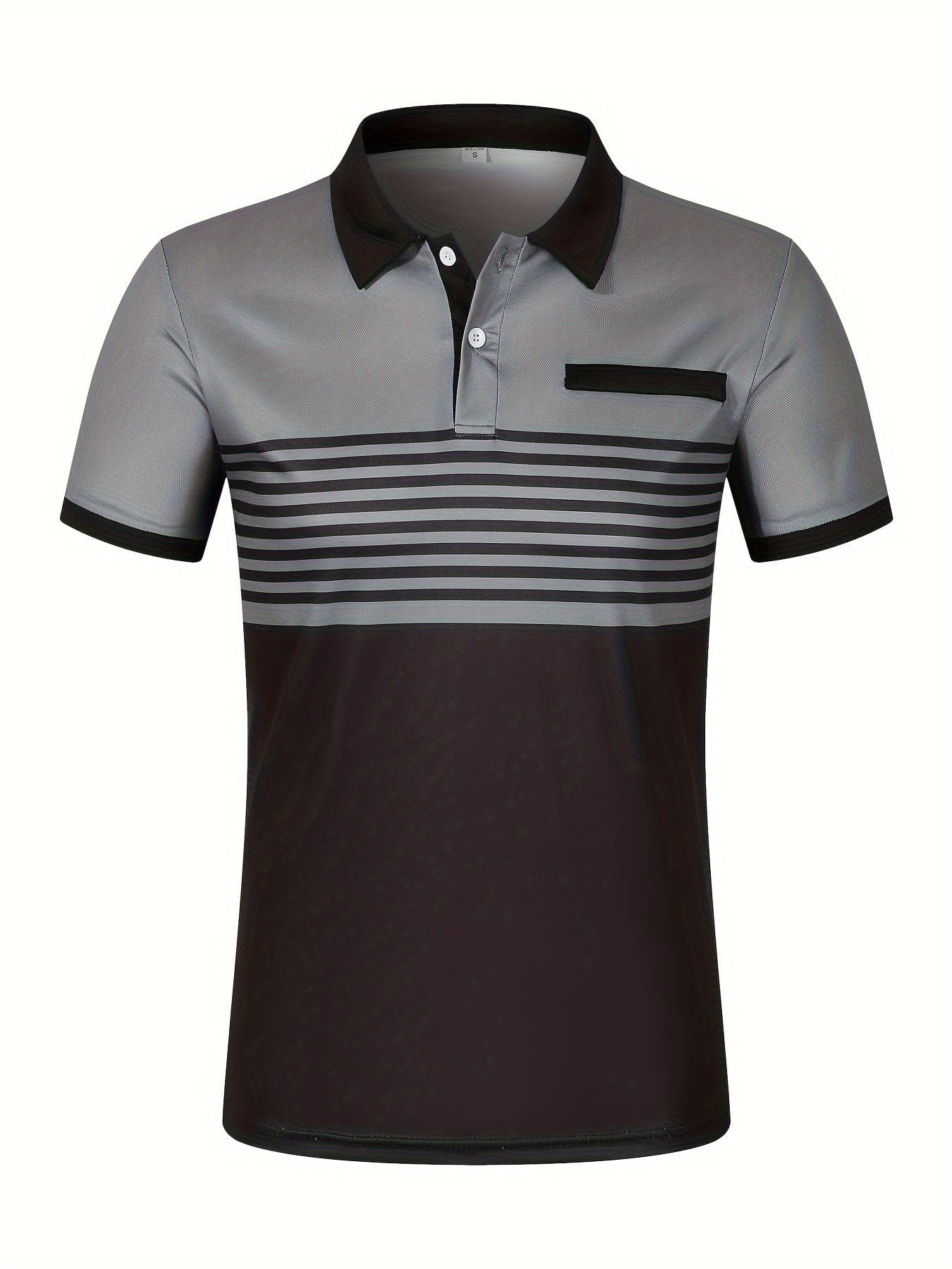 Louis|Men's Striped Summer Polo Shirt