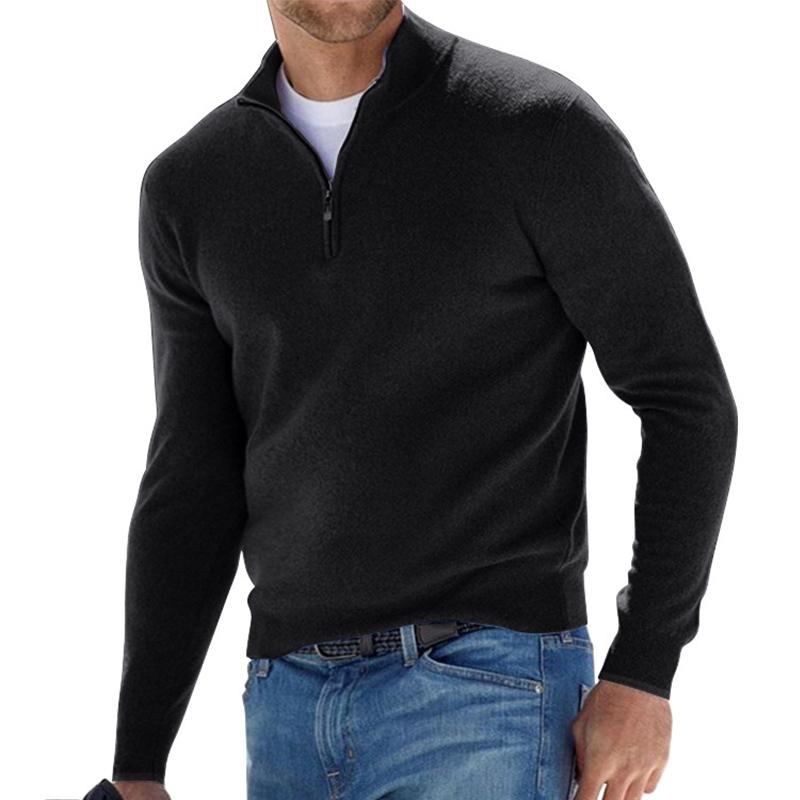 Comfortable men's sweater with zipper | Perfect for all seasons
