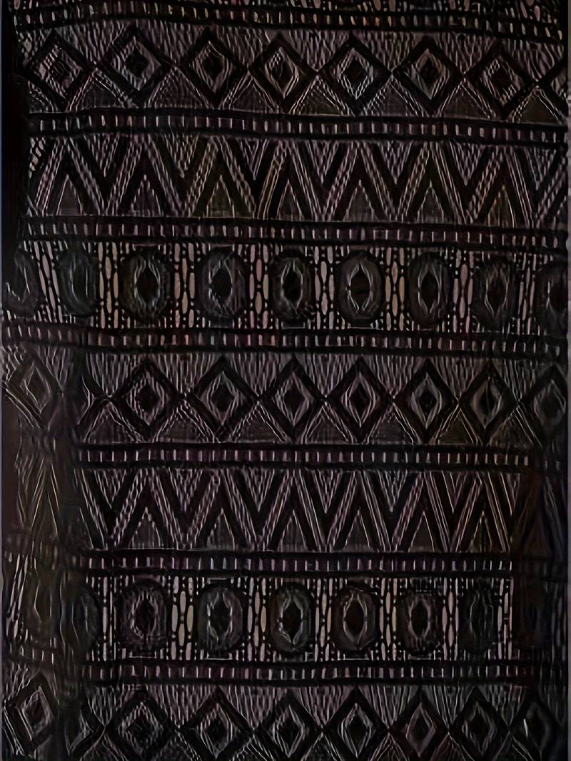 Men’s Sleeveless Lace Top - Geometric See-Through Design - Lightweight Casual Wear