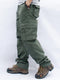 Men's casual 6-pocket straight cargo pants