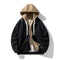 Men's hooded corduroy jacket - Lined