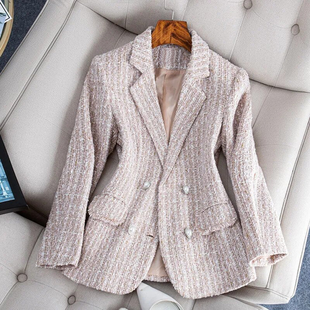 Casual and Stylish Plaid Blazer for Women