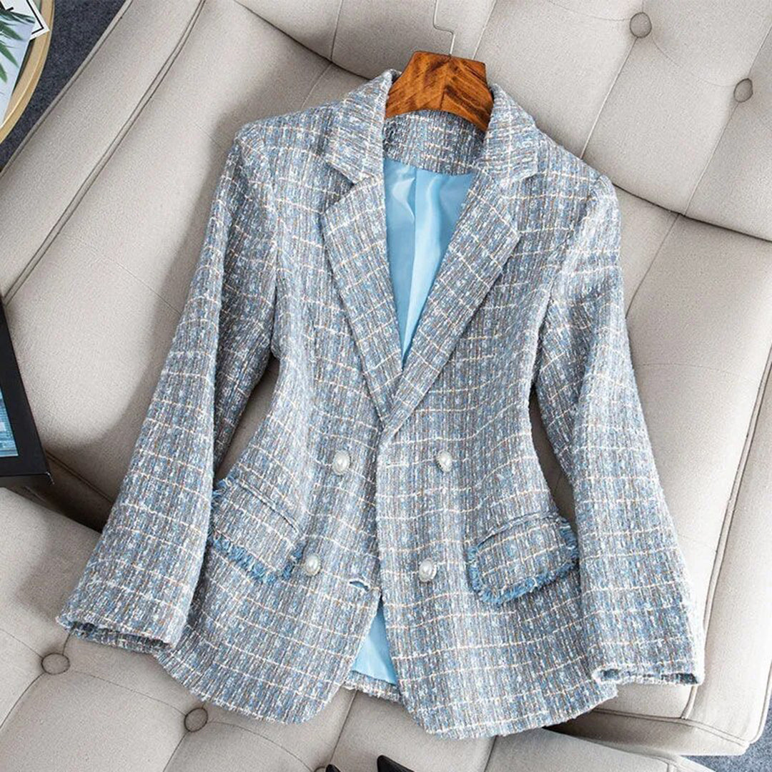 Casual and Stylish Plaid Blazer for Women