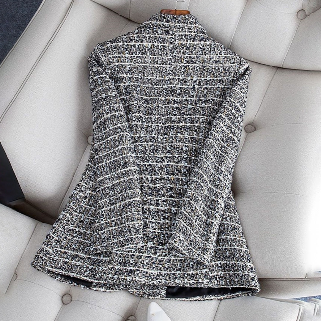 Casual and Stylish Plaid Blazer for Women