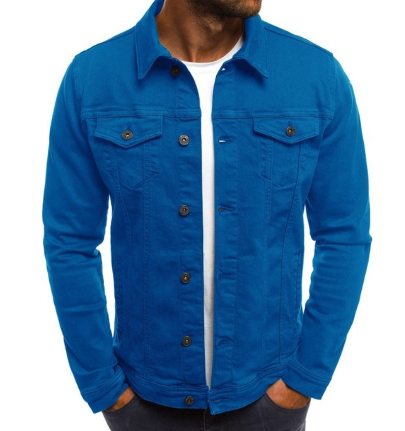 Modern denim jacket for men