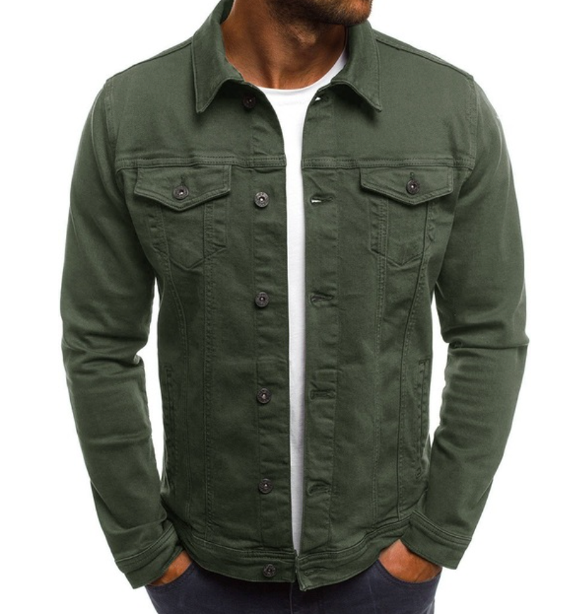 Modern denim jacket for men