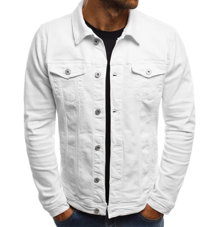 Modern denim jacket for men