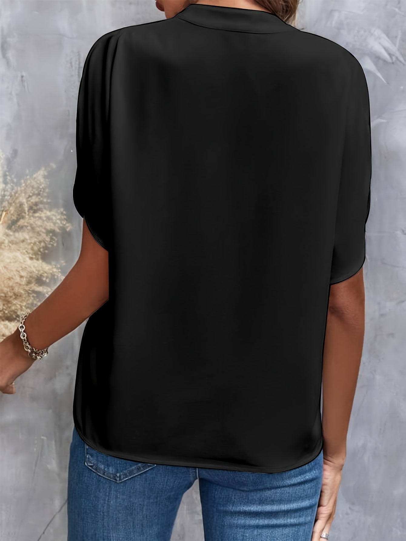 Zandra Blouse | Women’s Lightweight Elegant Blouse with Soft Drape and Classic Collar