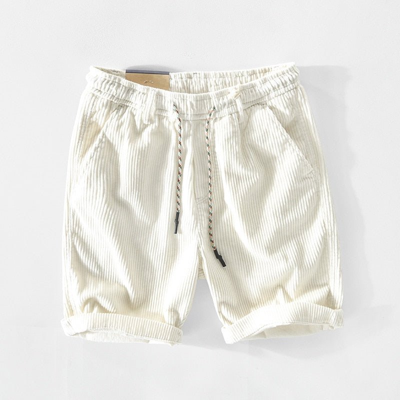 Hector - Corduroy shorts white