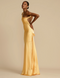 Helga - Assymetric Satin Dress for Summer Occasions