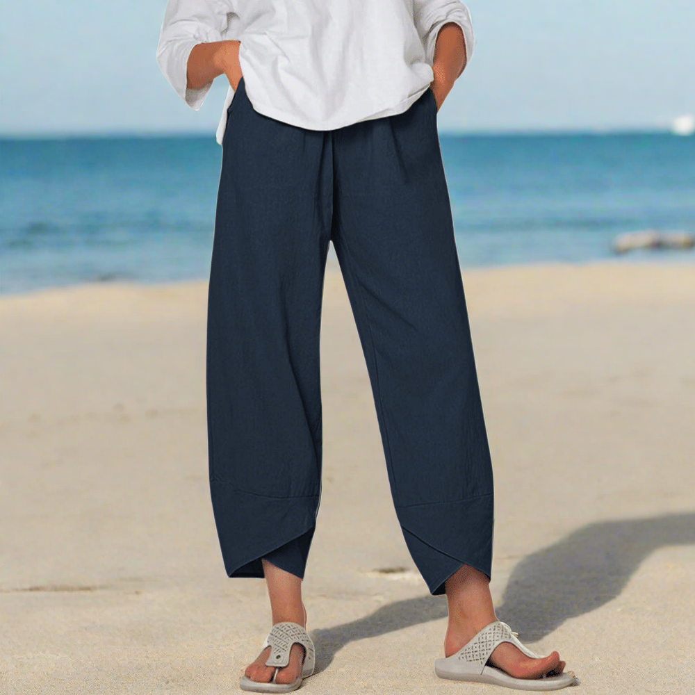 Nicole - Lightweight cotton trouser for women
