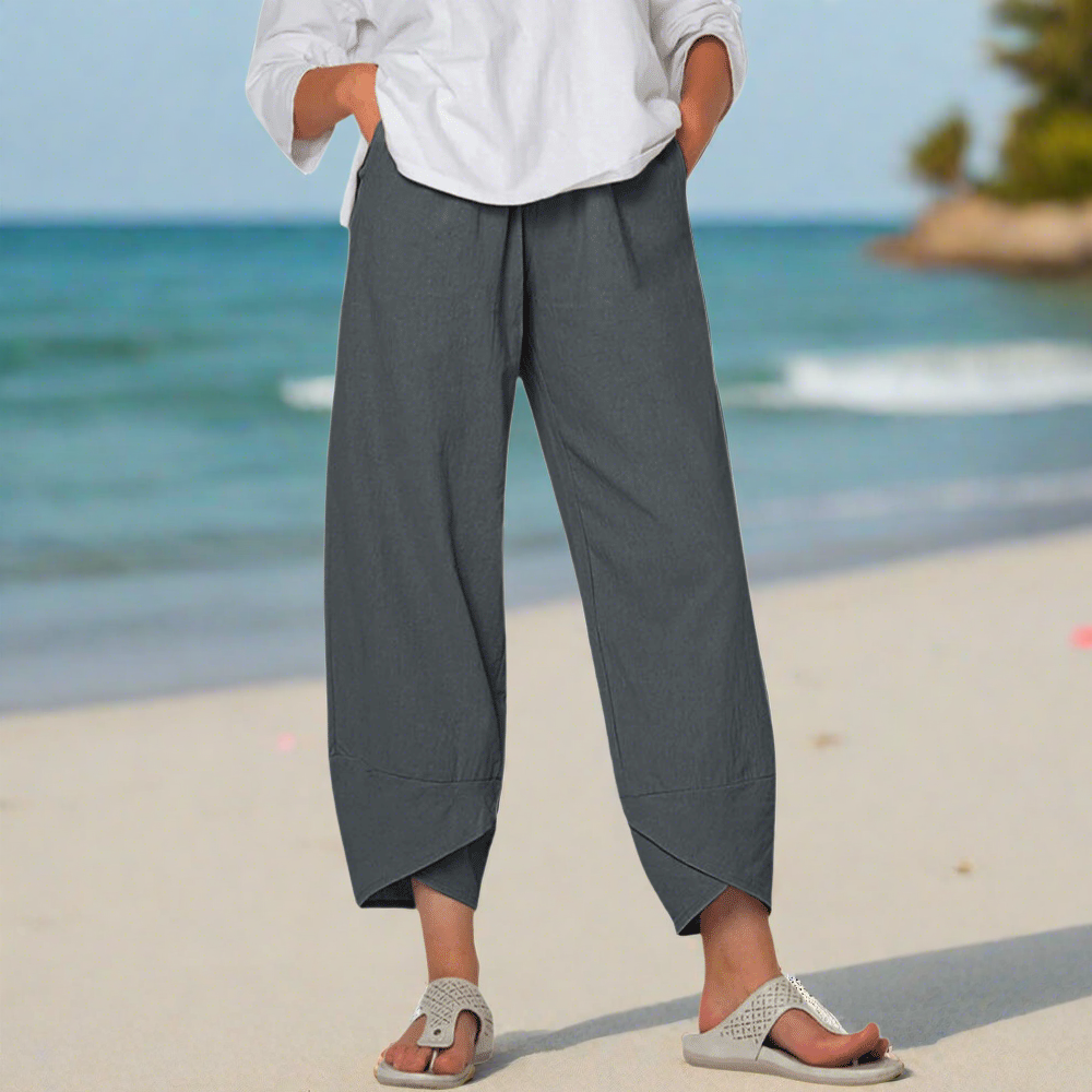 Nicole - Lightweight cotton trouser for women
