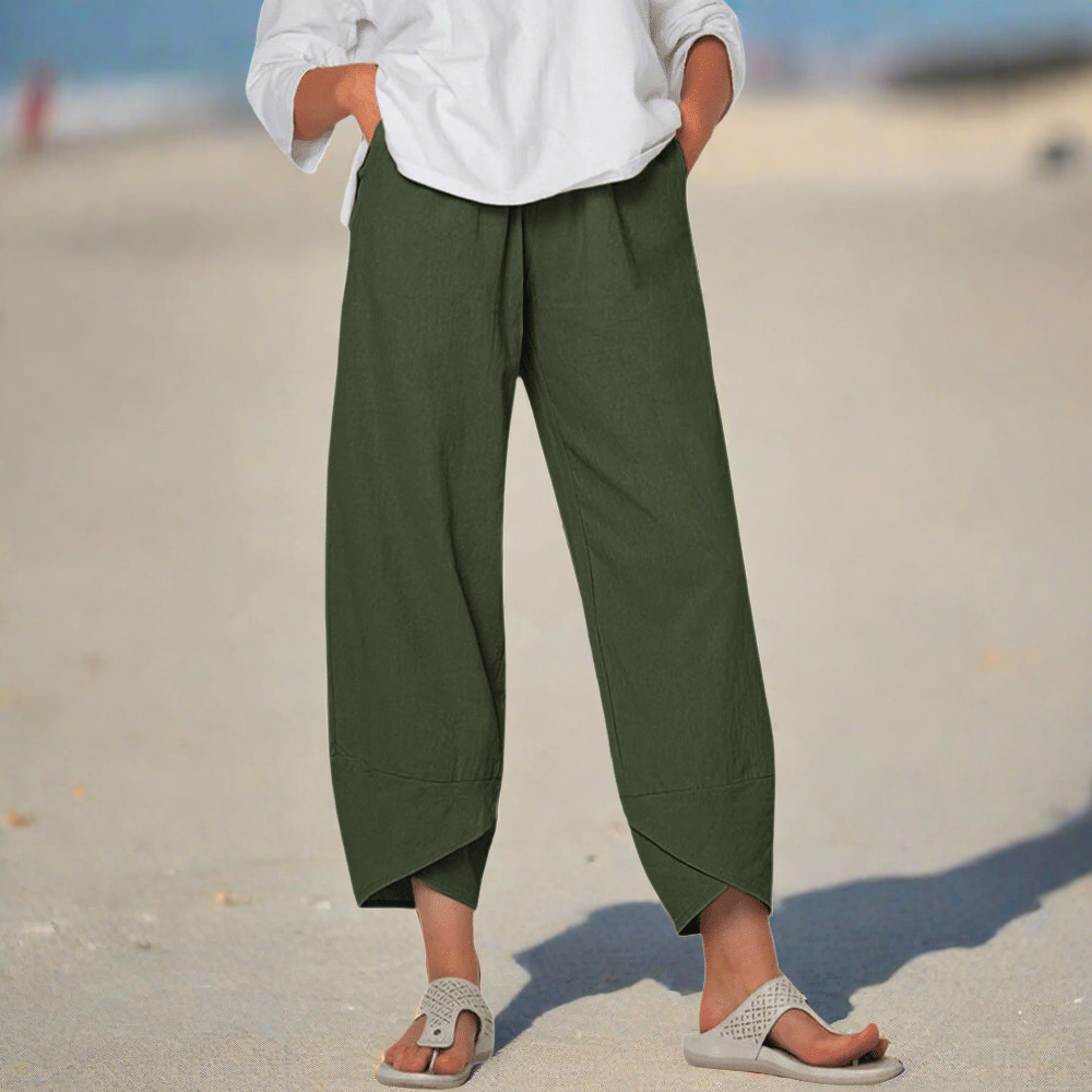 Nicole - Lightweight cotton trouser for women