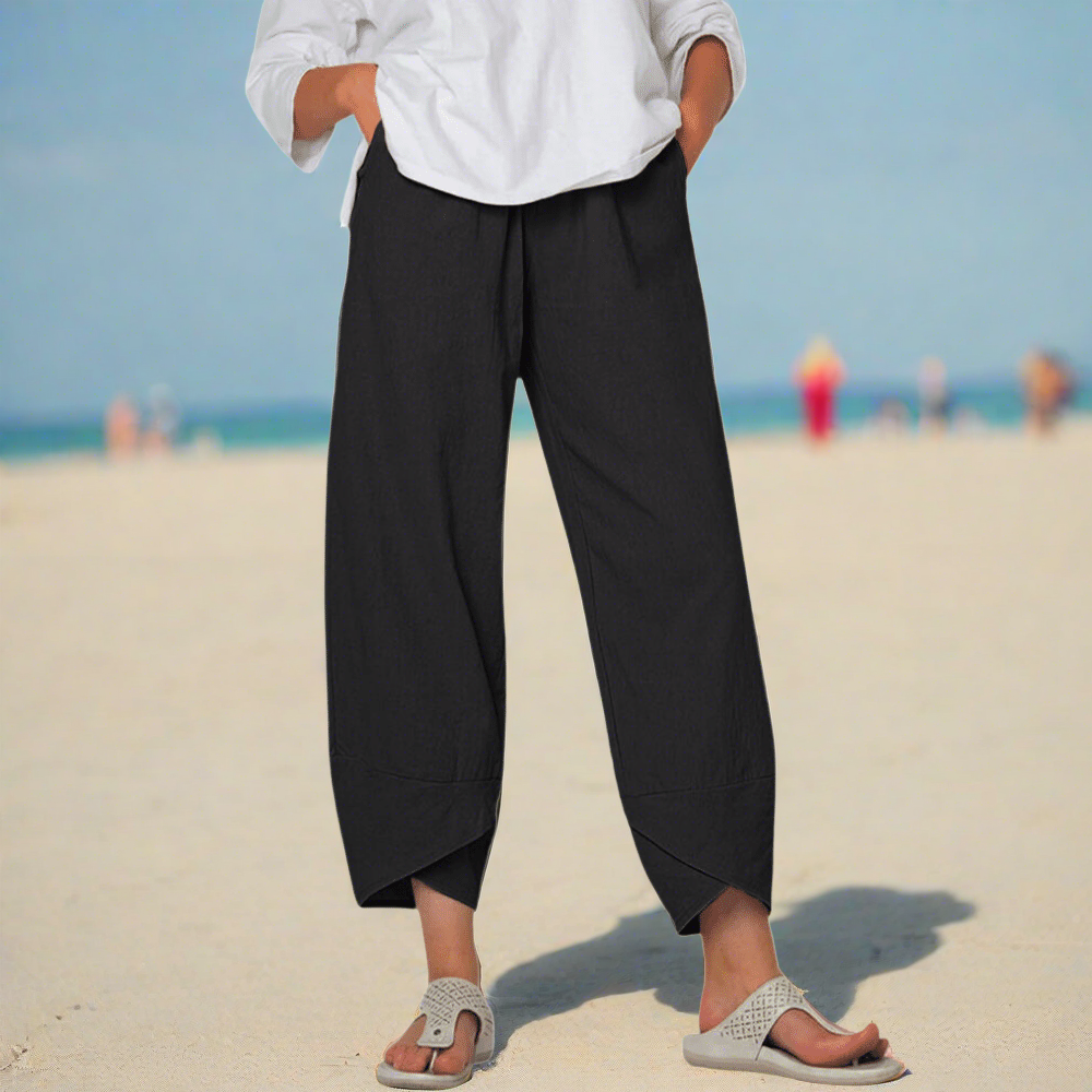 Nicole - Lightweight cotton trouser for women