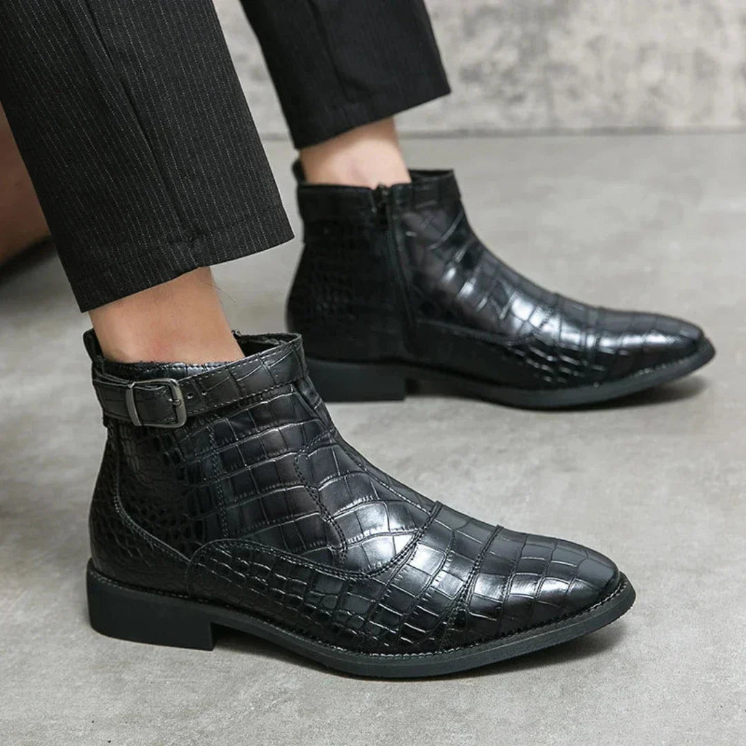 Stylish leather Chelsea boots for men