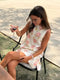 Mini Dress | Sleeveless | Linen | Floral Dress | Summer Dress