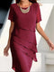 Nadine - pleated chiffon dress