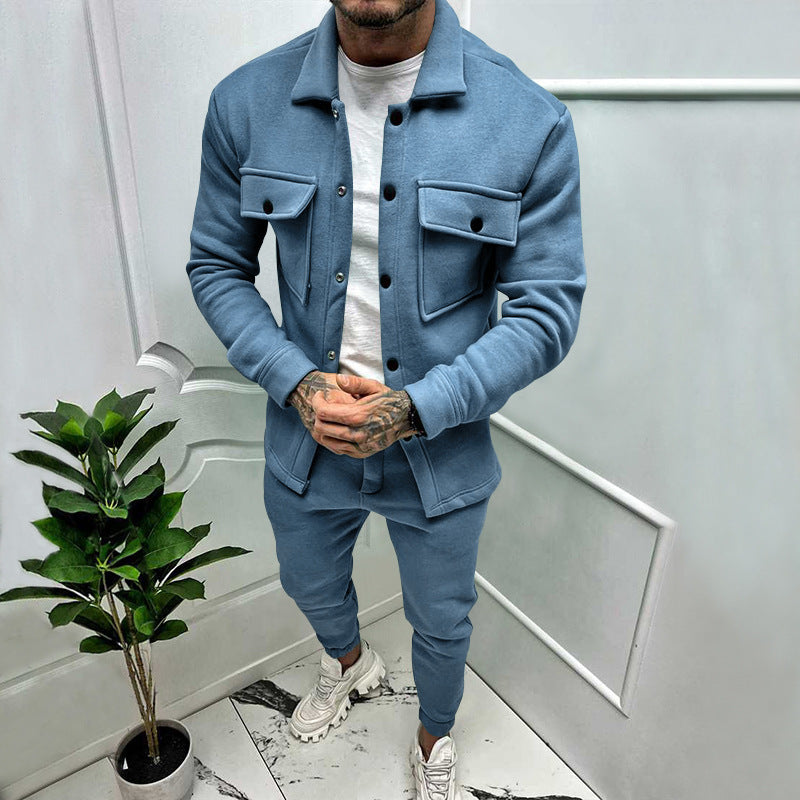 2-piece slim suit for men