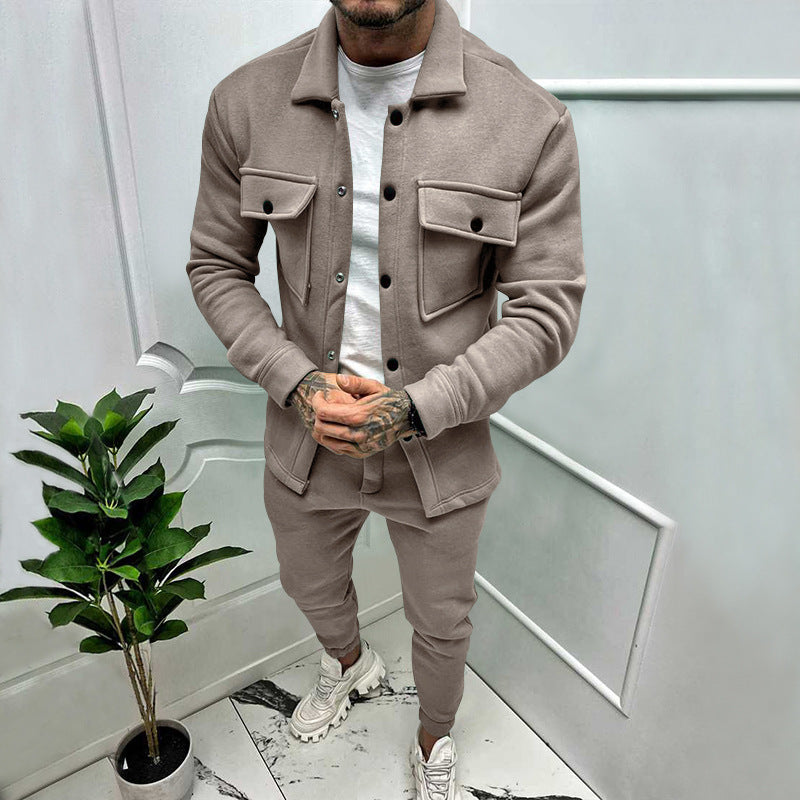 2-piece slim suit for men