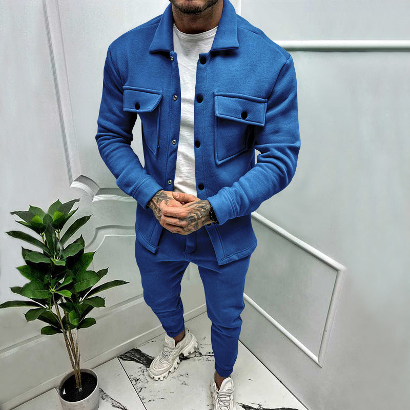 2-piece slim suit for men
