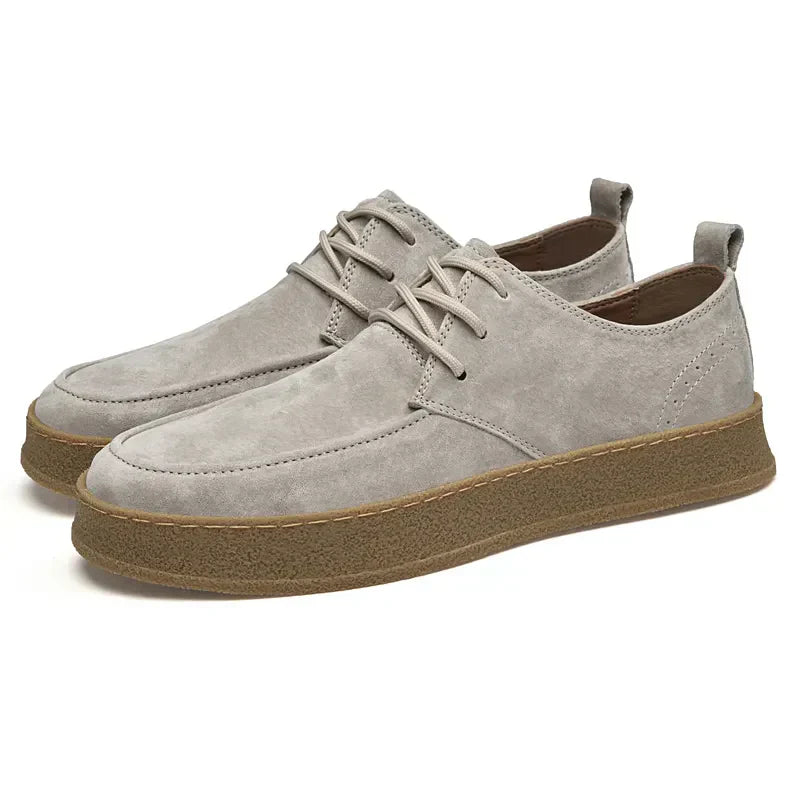 High quality suede sneakers for men