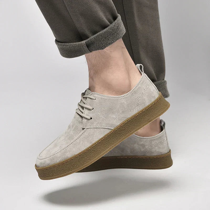 High quality suede sneakers for men