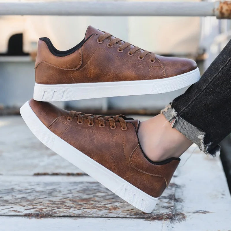 High-quality leather men's shoes in a classic design