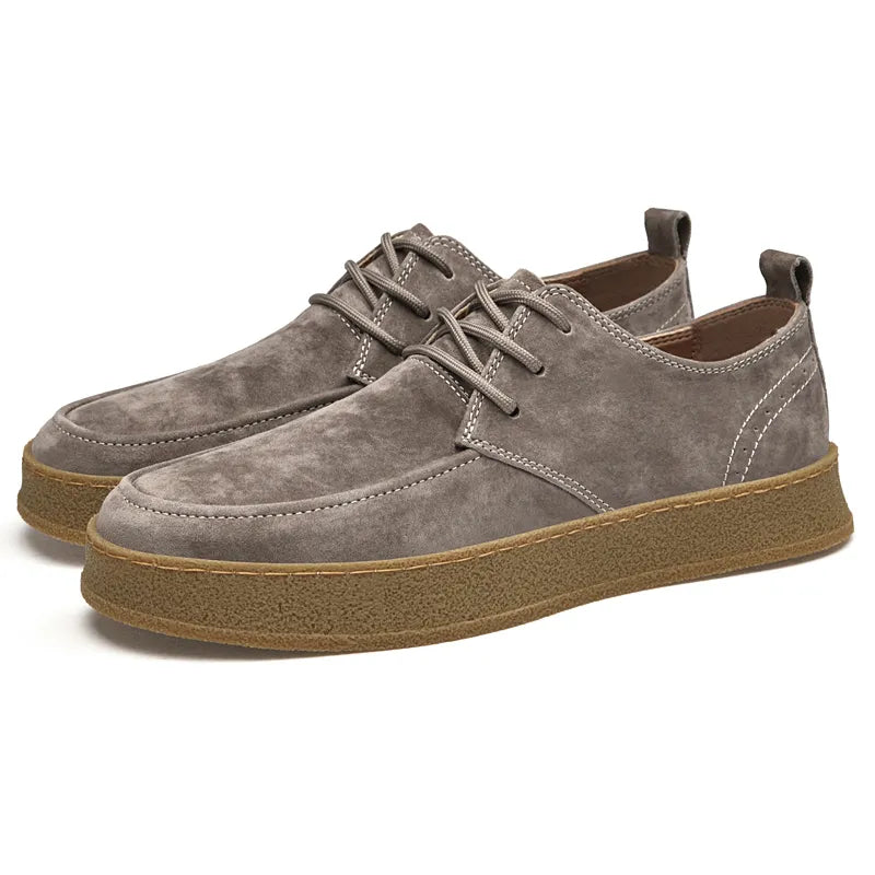 High quality suede sneakers for men