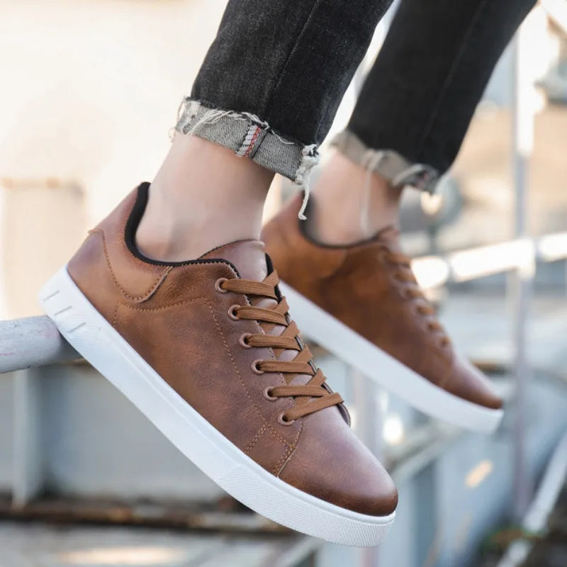 High-quality leather men's shoes in a classic design