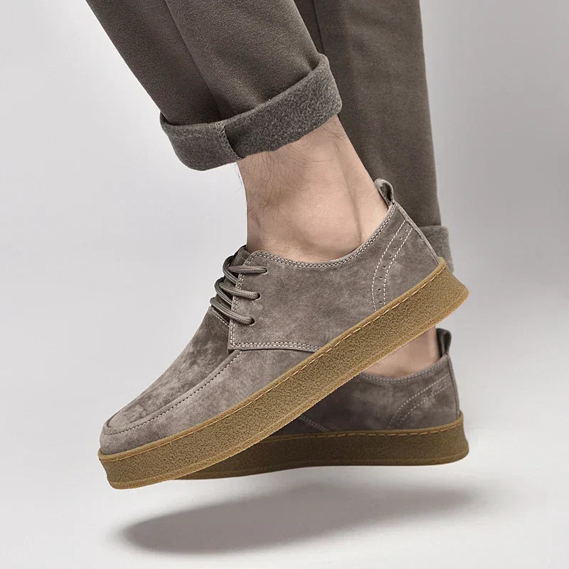 High quality suede sneakers for men