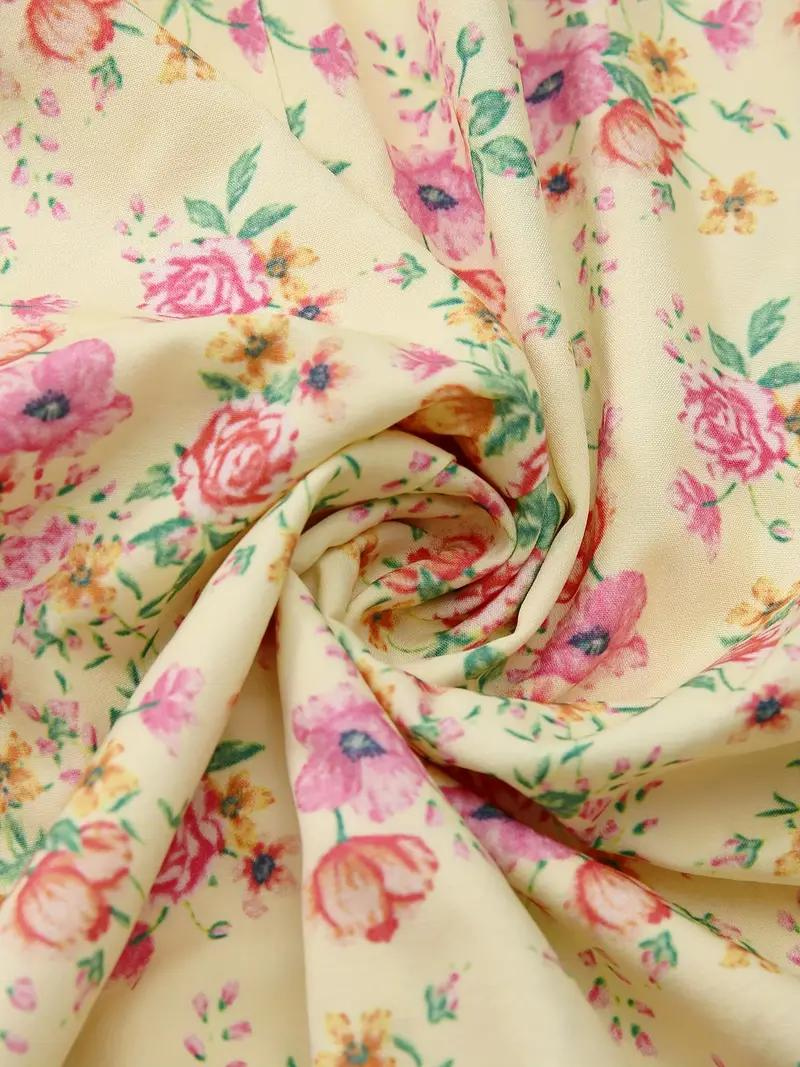 Sundress - Floral - Puff Sleeve - Summer Dress - Maxi Dress