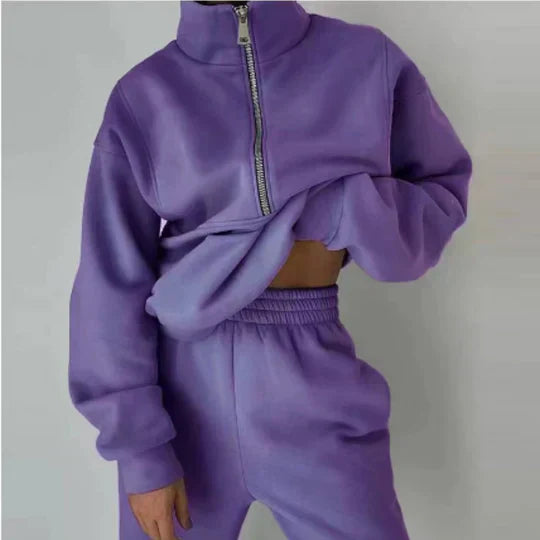 Elsiem | comfortable women's tracksuit with zipper