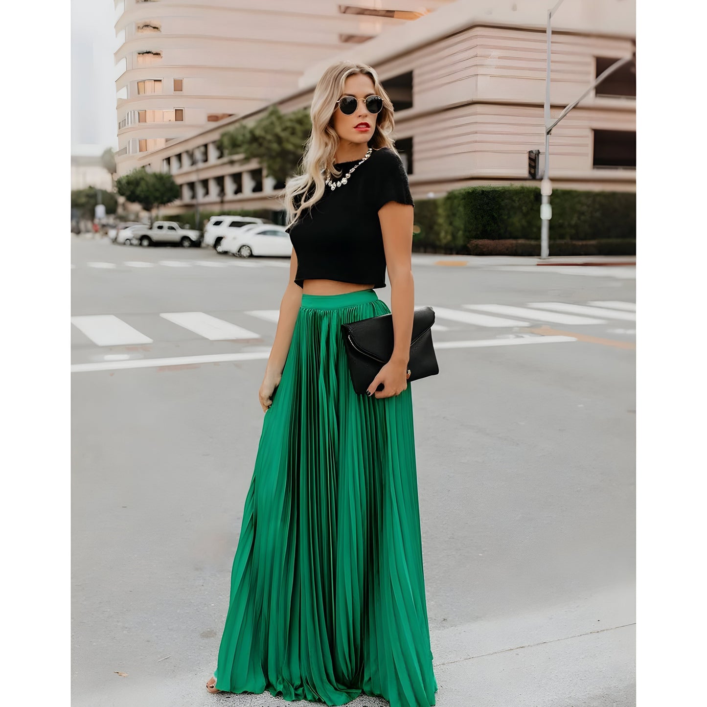 Yasmin - Women's fashion Casual long skirt