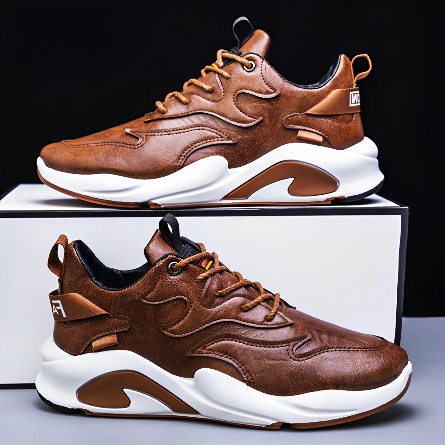 Kayla - Genuine leather sports shoes